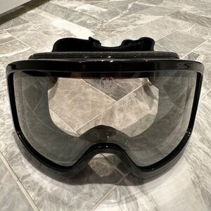 Moncler Black Ski Goggles